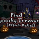 Find Spooky Treasure Witch Relief