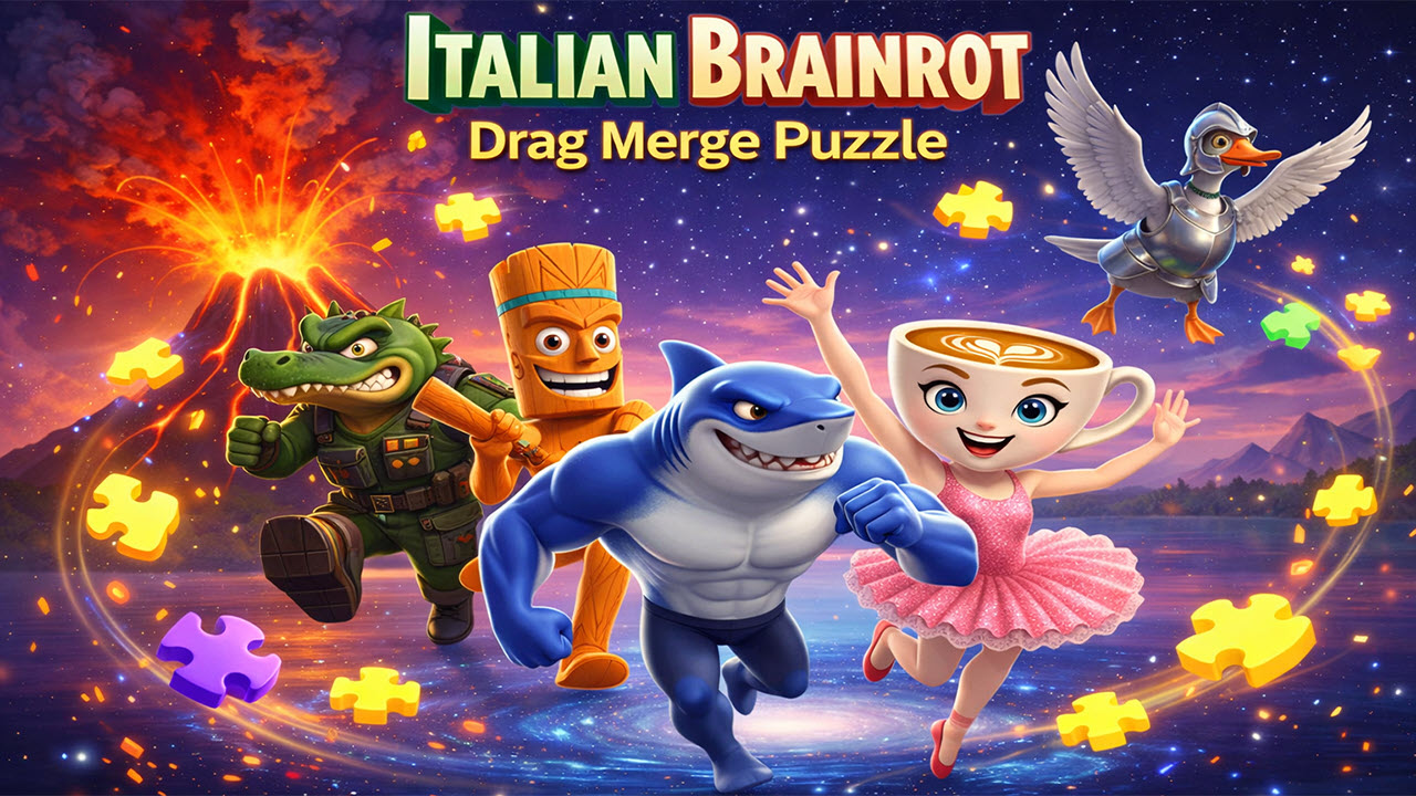 Image Italian Brainrot Drag Merge Puzzle