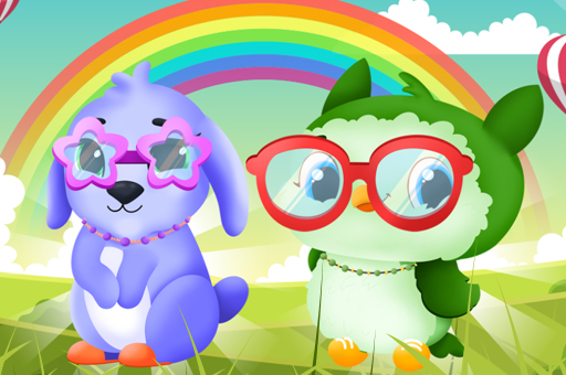 Image Owl and Rabbit Fashion