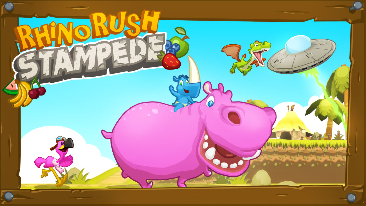 Image Rhino Rush Stampede