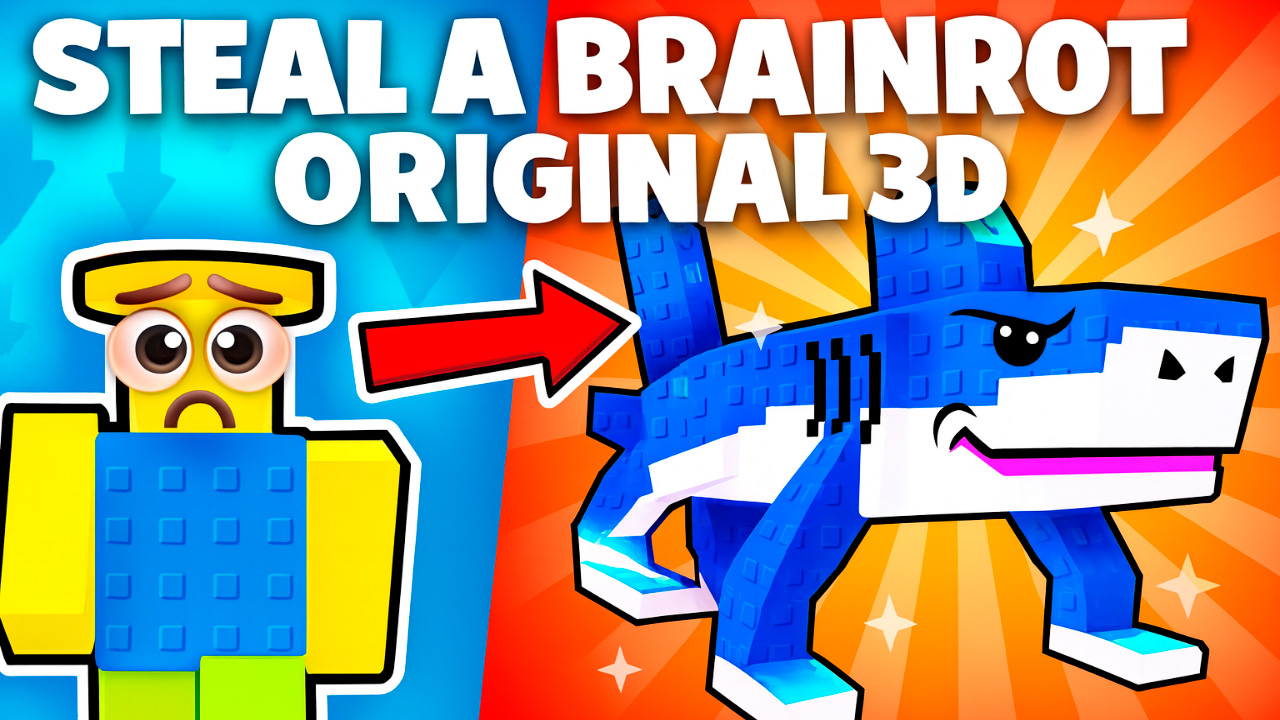 Image Steal Brainrot Original 3D