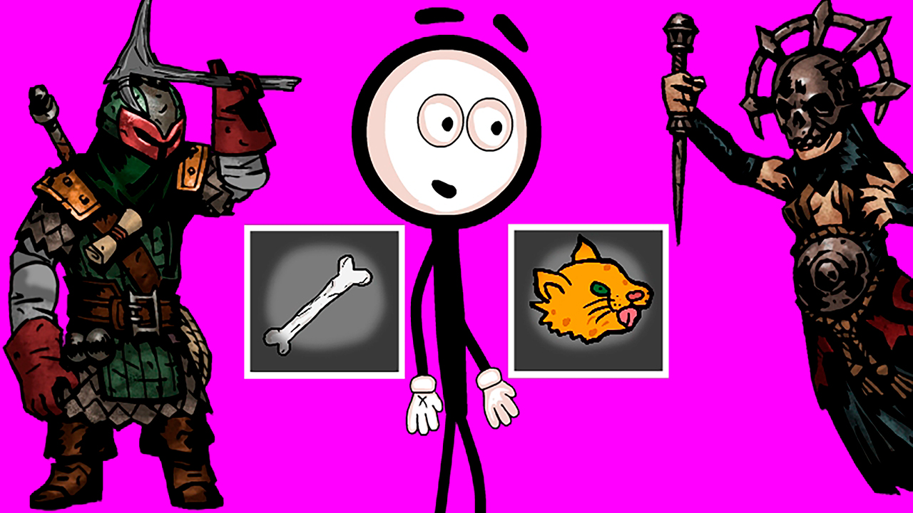 Image Stickman Choosing actions
