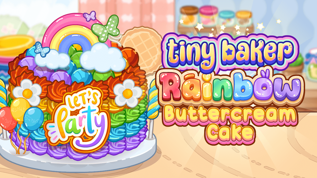 Image Tiny Baker Rainbow Buttercream Cake