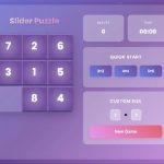 Sliding Number Puzzle – Classic Brain Teaser