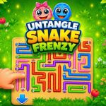Untangle Snake Frenzy